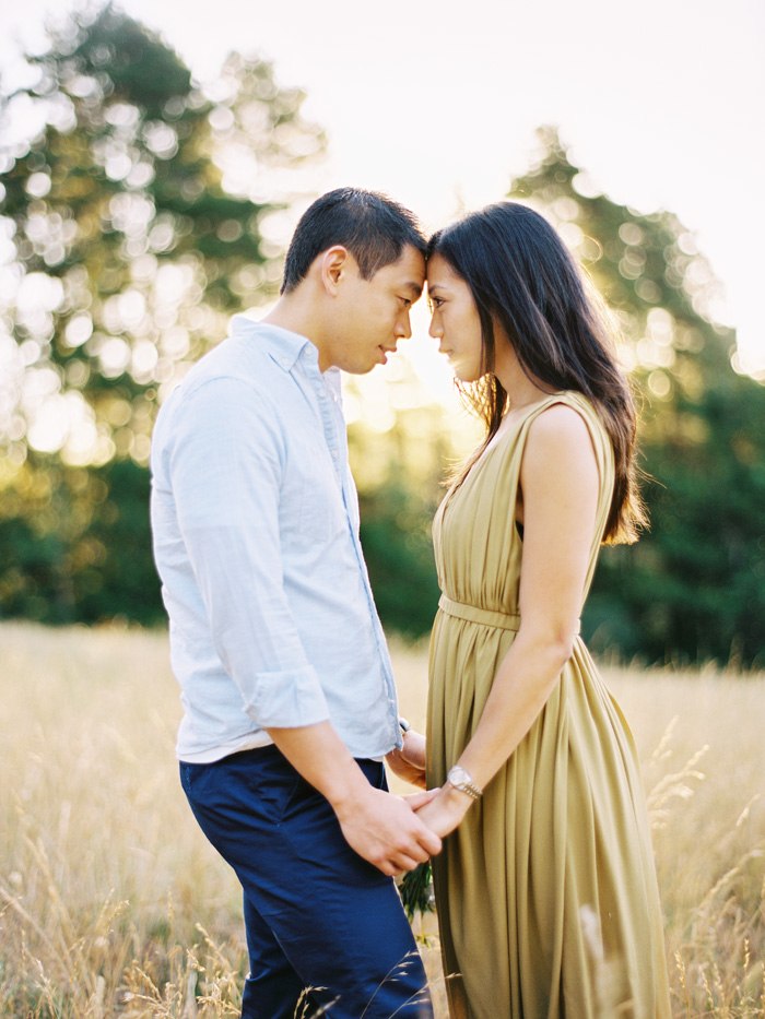 engagement photo's in Daylesford 