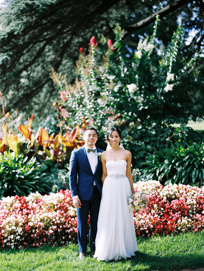 melbounre wedding portraits in the garden