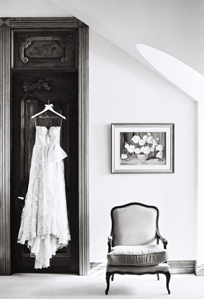 wedding gown at campbell point house leopold