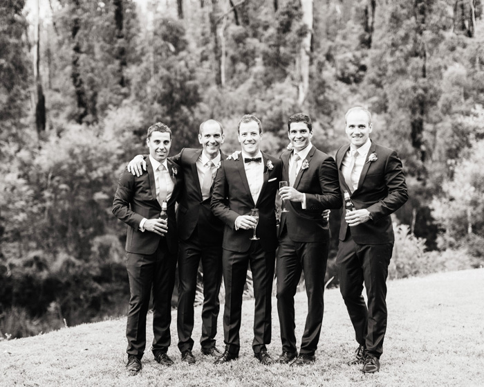 groom portraits in Marysville with groomsmen