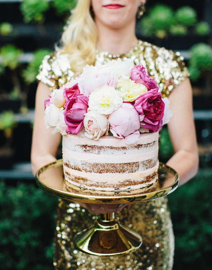 wedding cake rustic butter icing