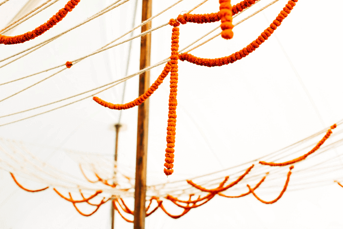 wedding reception marquee