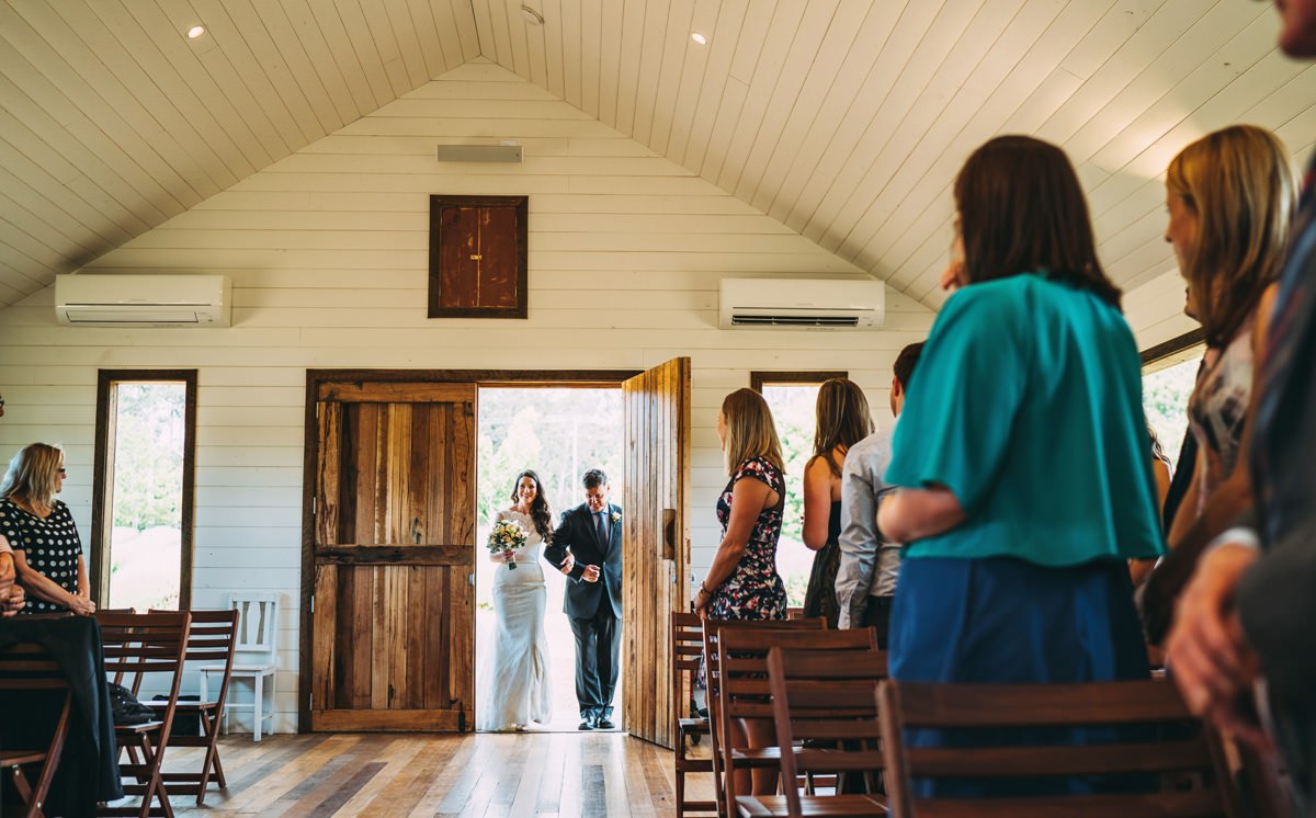 barn chapel wedding daylesford