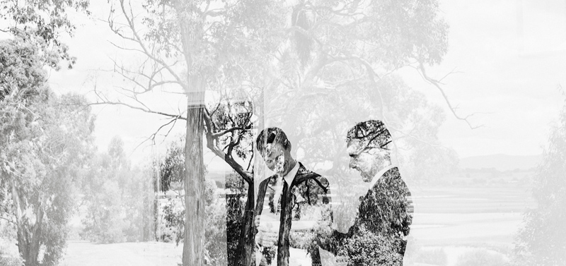 grooms men getting ready in the yarra valley