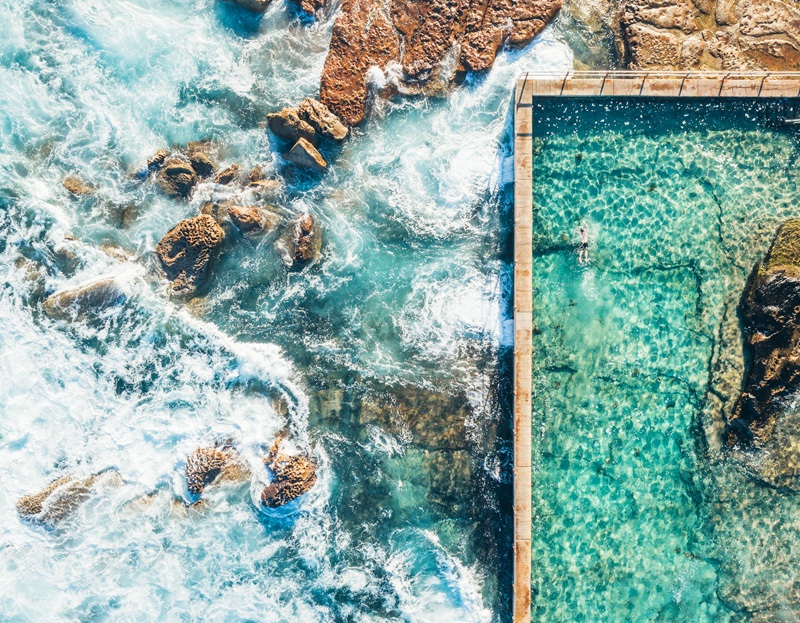 sydney Rockpool drone photography