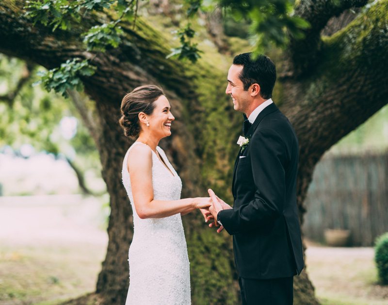 oak tree wedding ceremony coombe yarra valley