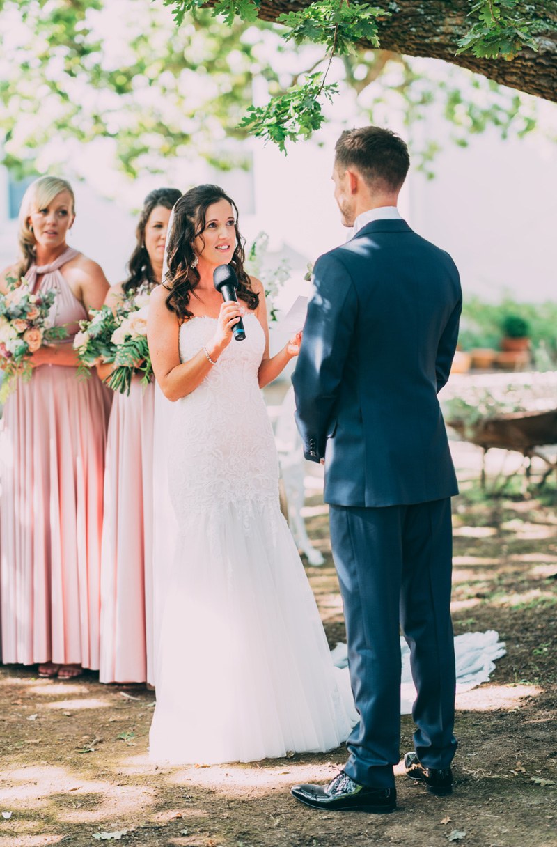 wedding vows in the yarra valley