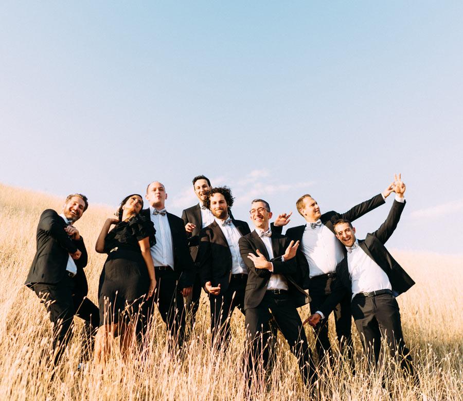 groomsmen at a wedding at clydepark windery