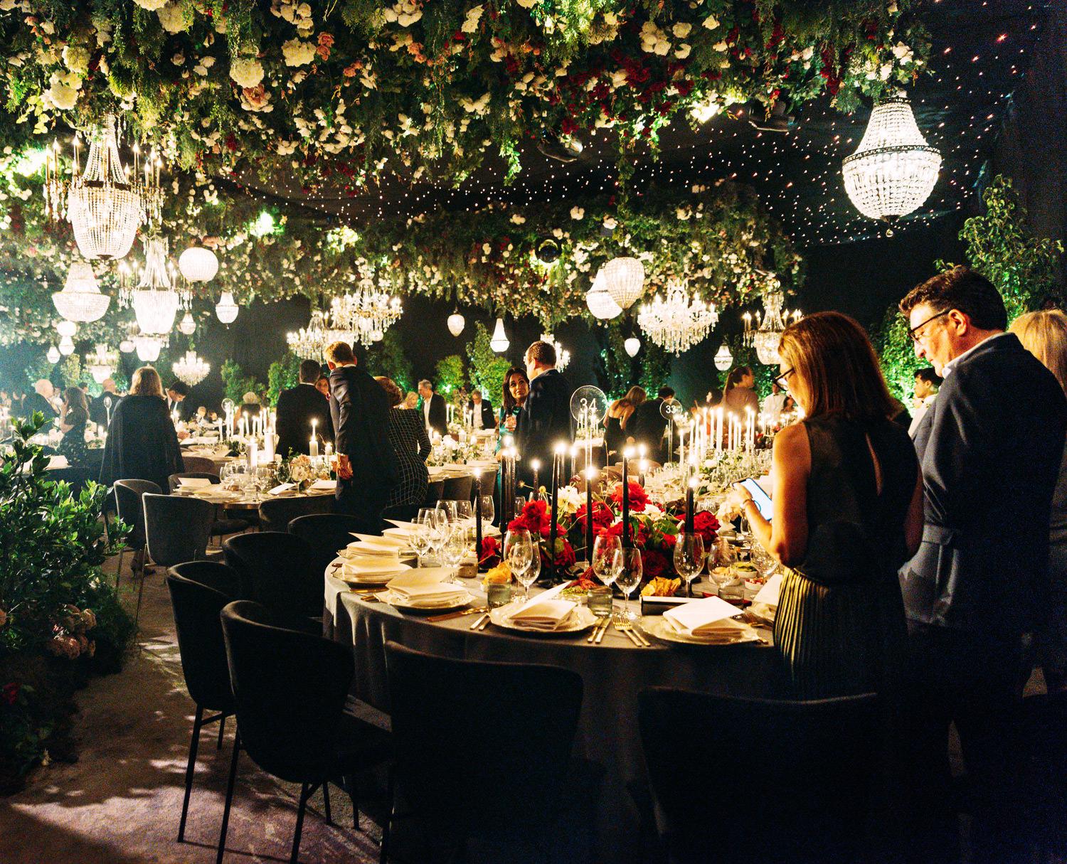 the big group hospitality luxury wedding reception table settings